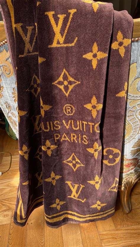 louis vuitton beach towel dupe
